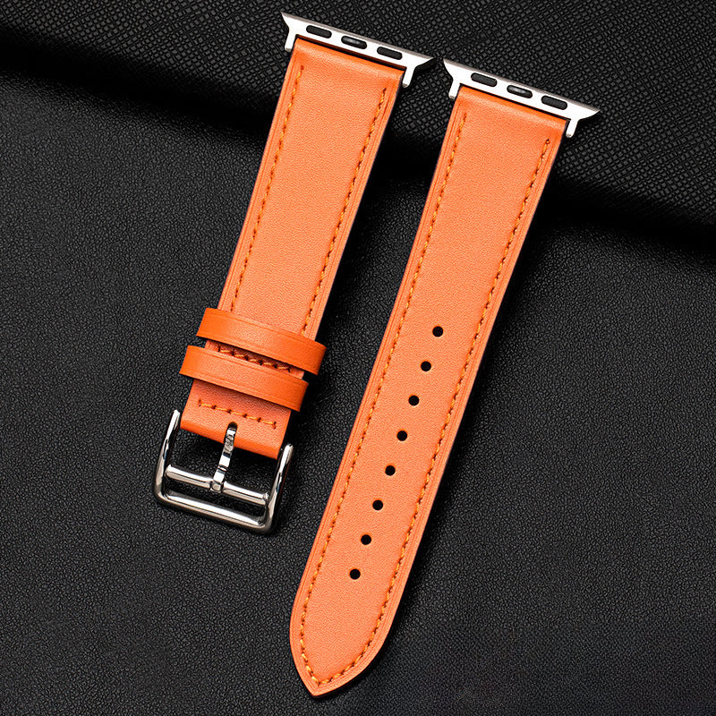 Wholesale Apple Watch Waterproof Single Loop Sports Cowhide Watch Strap
